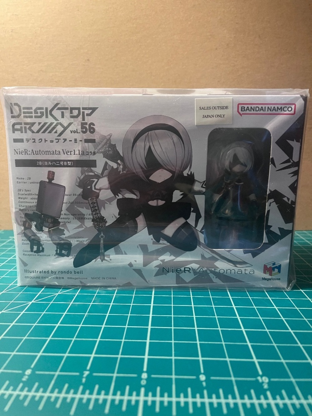 NieR:Automata Ver1.1a 2B YoRHa No2 Type-B MegaHouse DESKTOP ARMY Chibi Figure